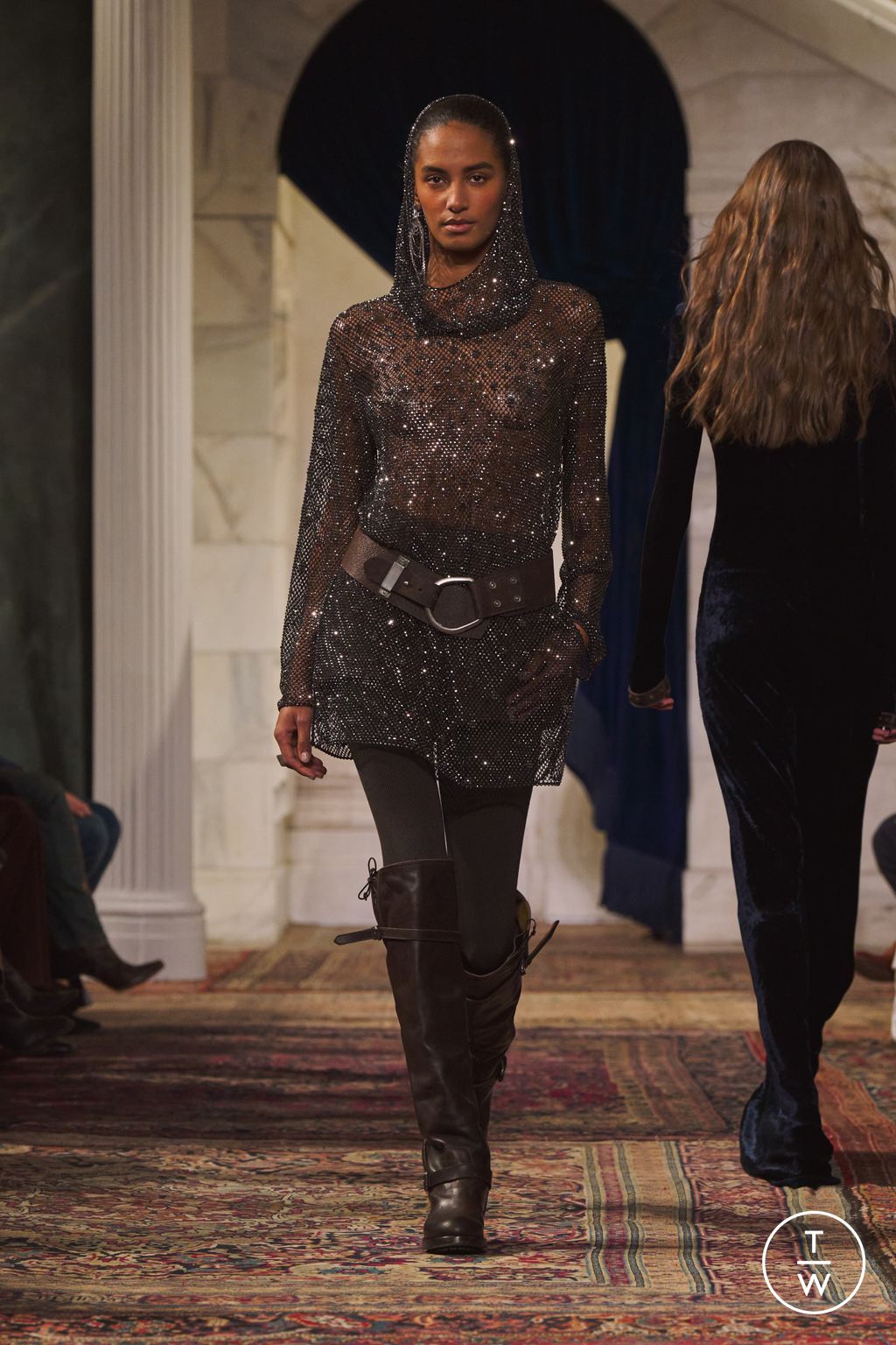 Fashion Week New York Fall/Winter 2026 look 41 from the Ralph Lauren collection womenswear