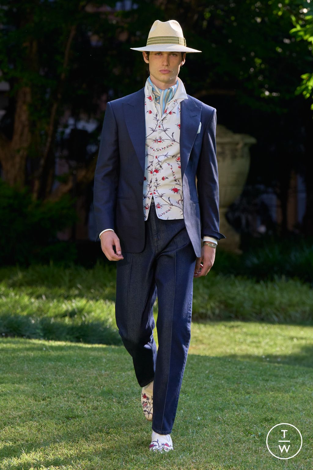 Fashion Week Milan Spring/Summer 2026 look 42 de la collection Dunhill menswear