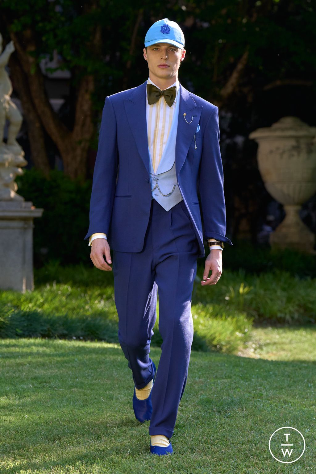 Fashion Week Milan Spring/Summer 2026 look 43 from the Dunhill collection menswear