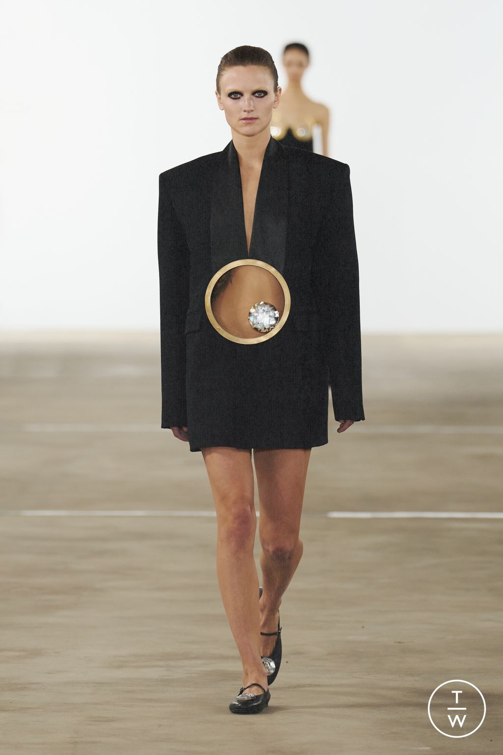 Fashion Week New York Spring/Summer 2024 look 43 from the Area collection 女装