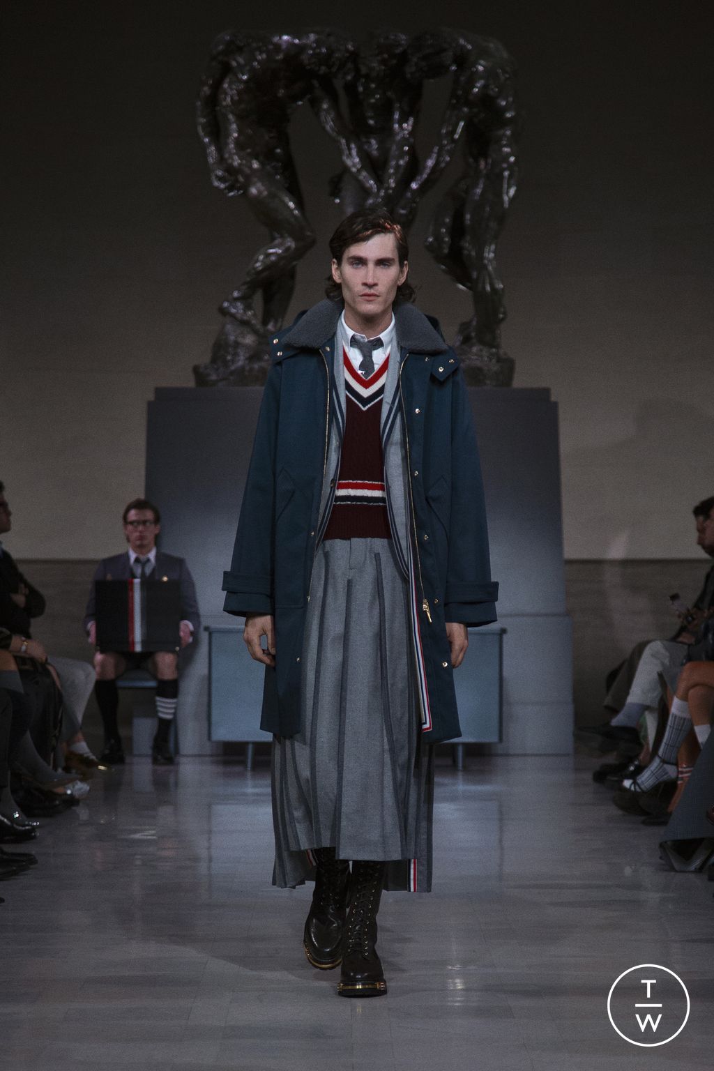 Fashion Week New York Fall/Winter 2026 look 43 de la collection Thom Browne womenswear