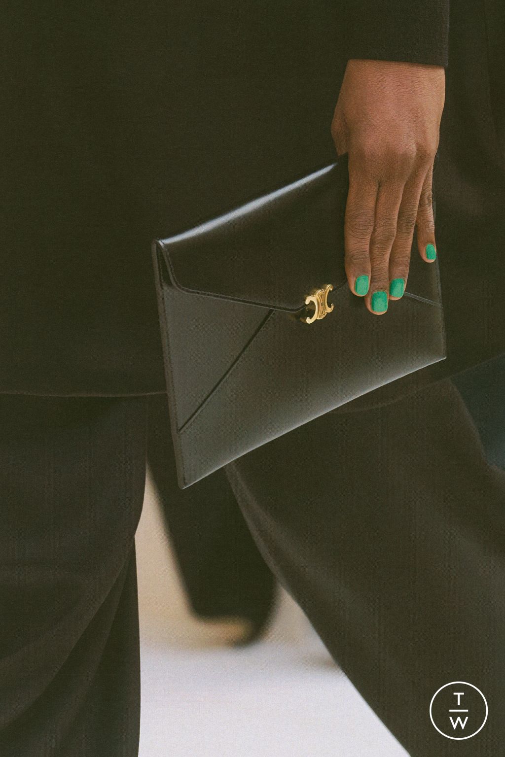 Fashion Week Paris Fall/Winter 2026 look 59 from the Celine collection womenswear accessories