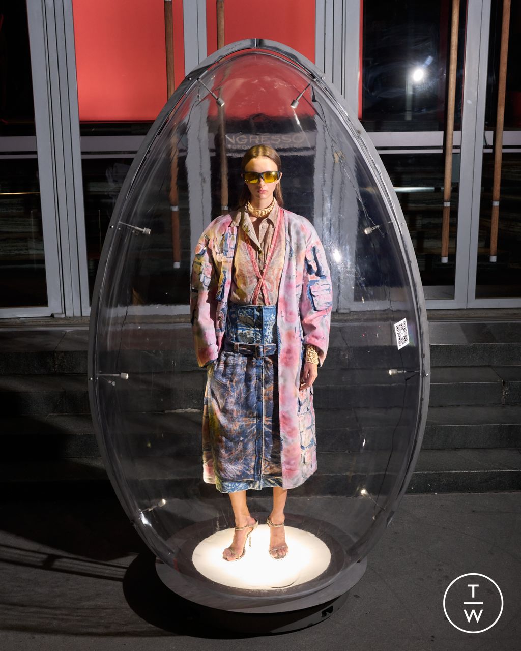 Fashion Week Milan Spring/Summer 2026 look 44 from the DIESEL collection womenswear