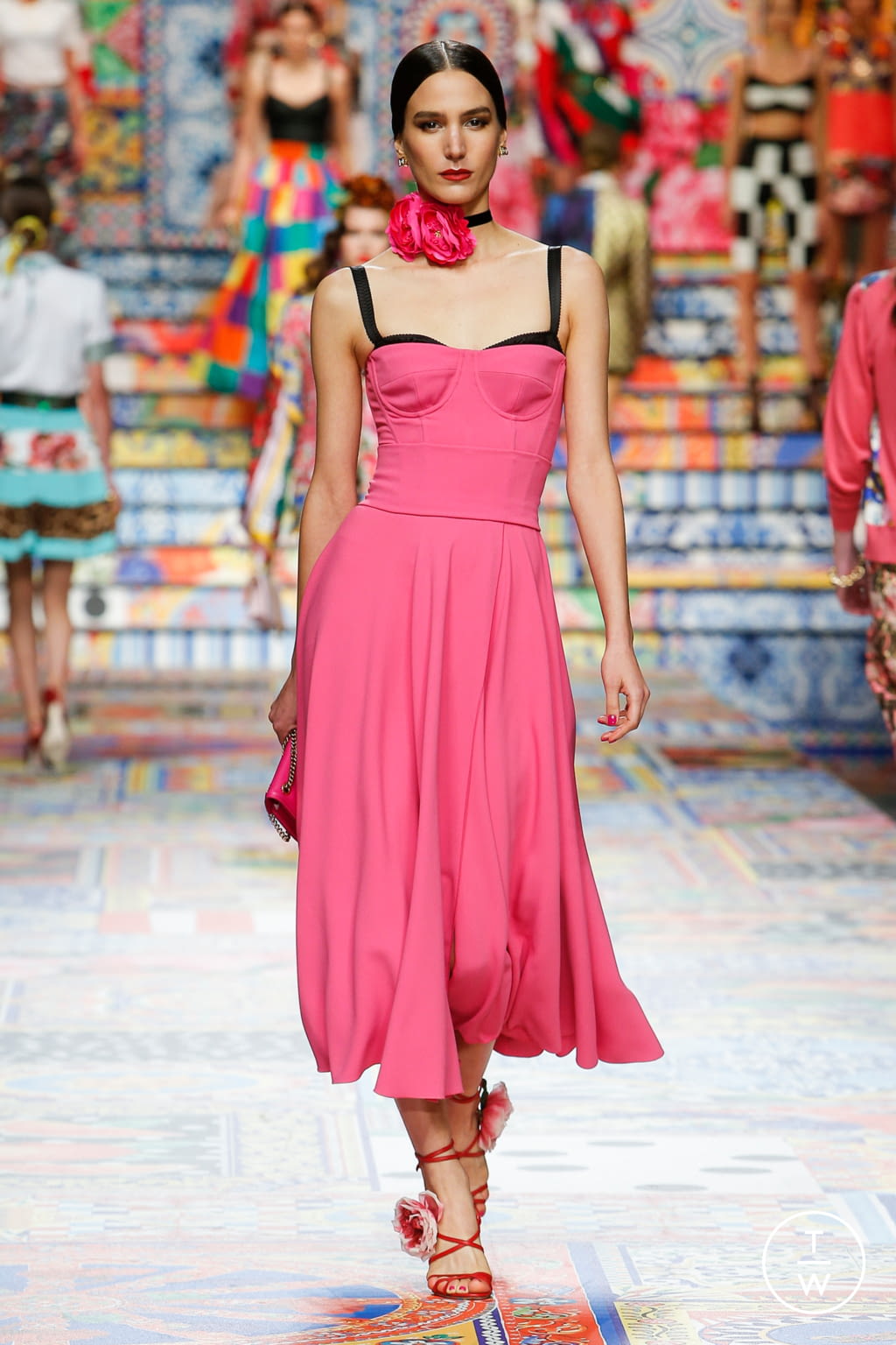 Fashion Week Milan Spring/Summer 2021 look 44 from the Dolce & Gabbana collection womenswear