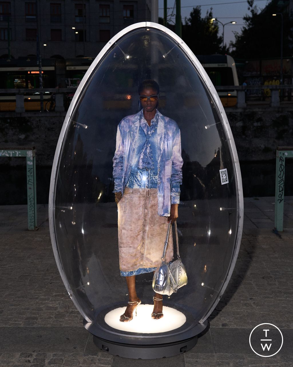 Fashion Week Milan Spring/Summer 2026 look 45 from the DIESEL collection womenswear