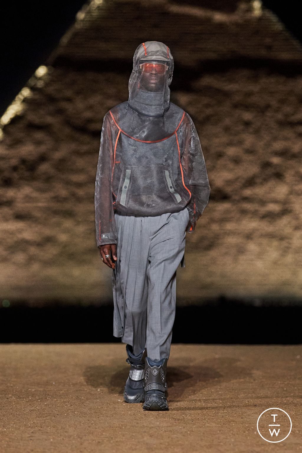 Fashion Week Paris Pre-Fall 2023 look 45 from the Dior Men collection 男装