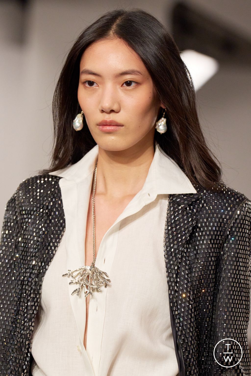 Fashion Week New York Spring/Summer 2026 look 45 from the Ralph Lauren collection womenswear accessories