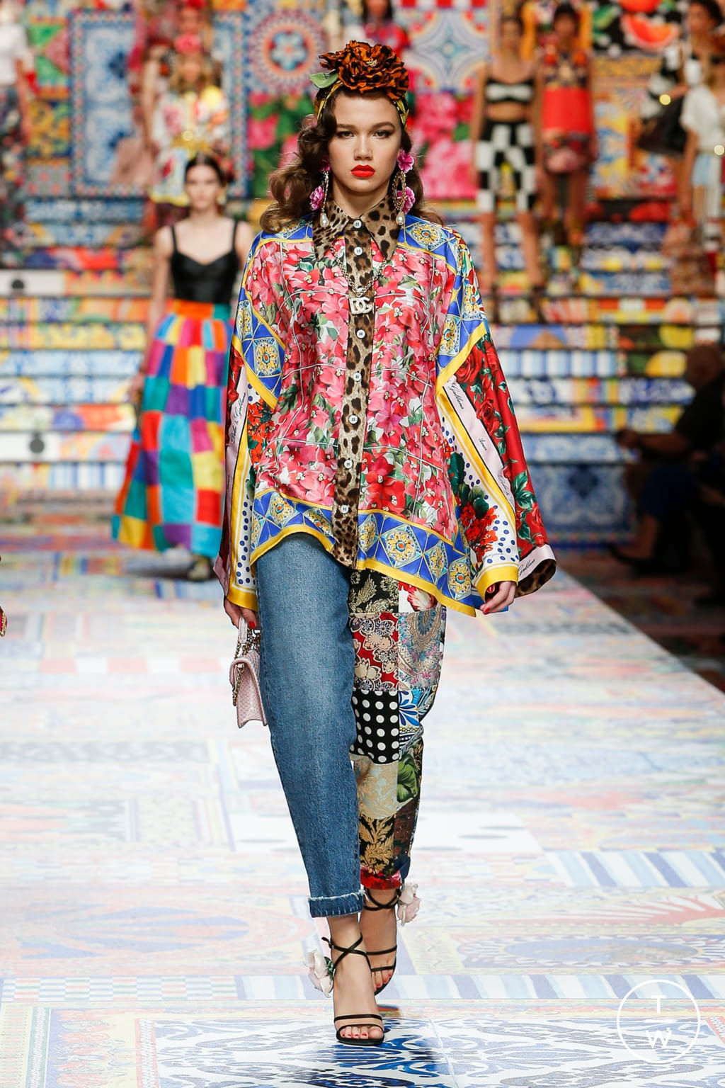 Fashion Week Milan Spring/Summer 2021 look 45 from the Dolce & Gabbana collection womenswear