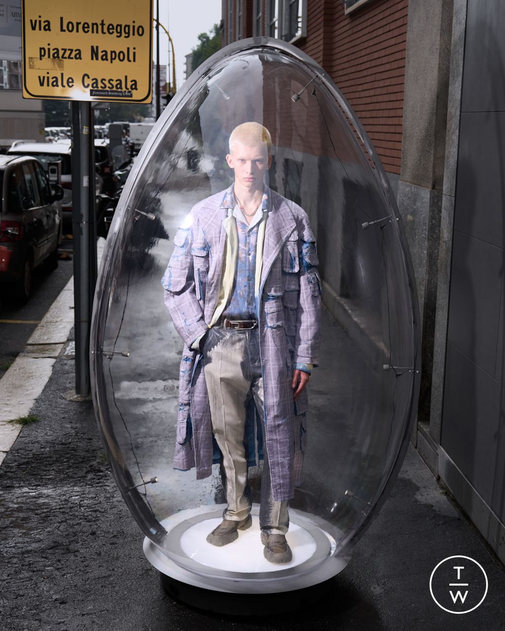 Fashion Week Milan Spring/Summer 2026 look 46 from the DIESEL collection womenswear