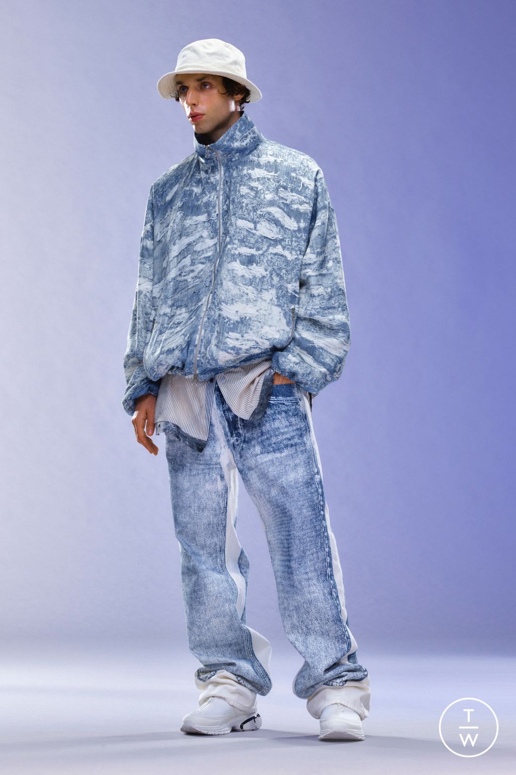 Fashion Week Milan Resort 2024 look 46 from the DIESEL collection womenswear
