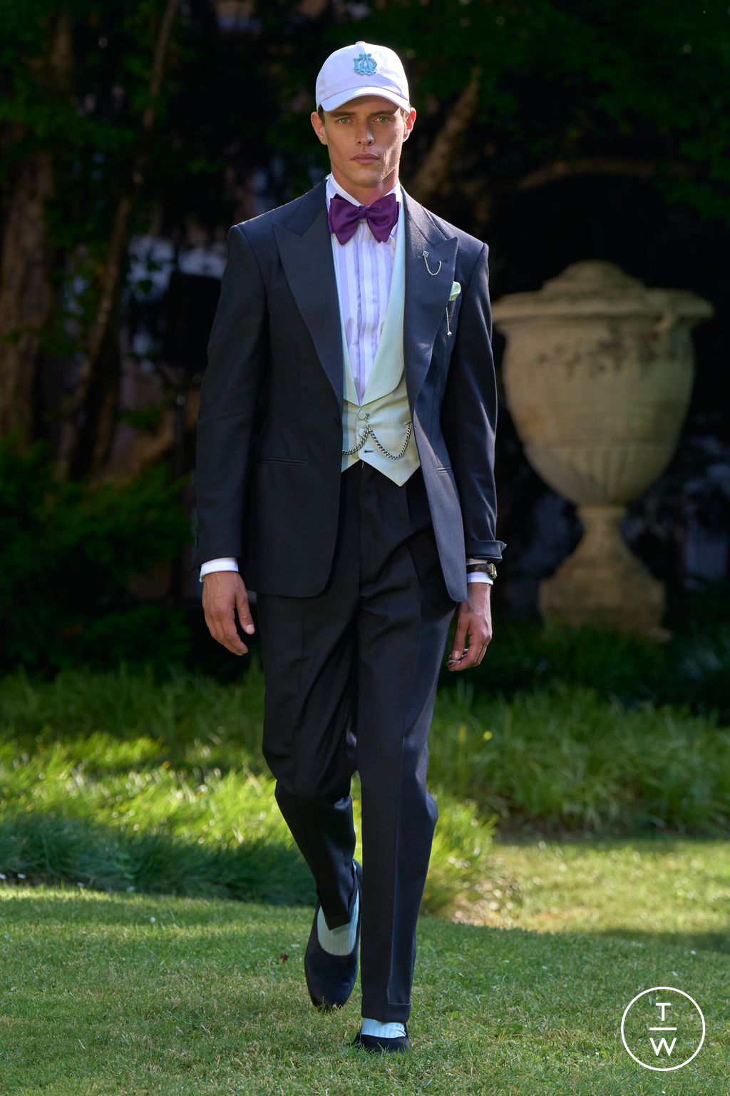 Fashion Week Milan Spring/Summer 2026 look 46 de la collection Dunhill menswear