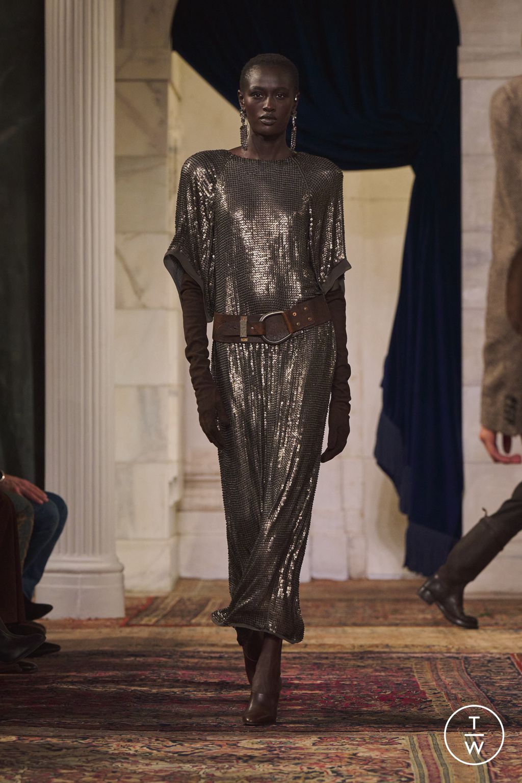 Fashion Week New York Fall/Winter 2026 look 47 from the Ralph Lauren collection womenswear