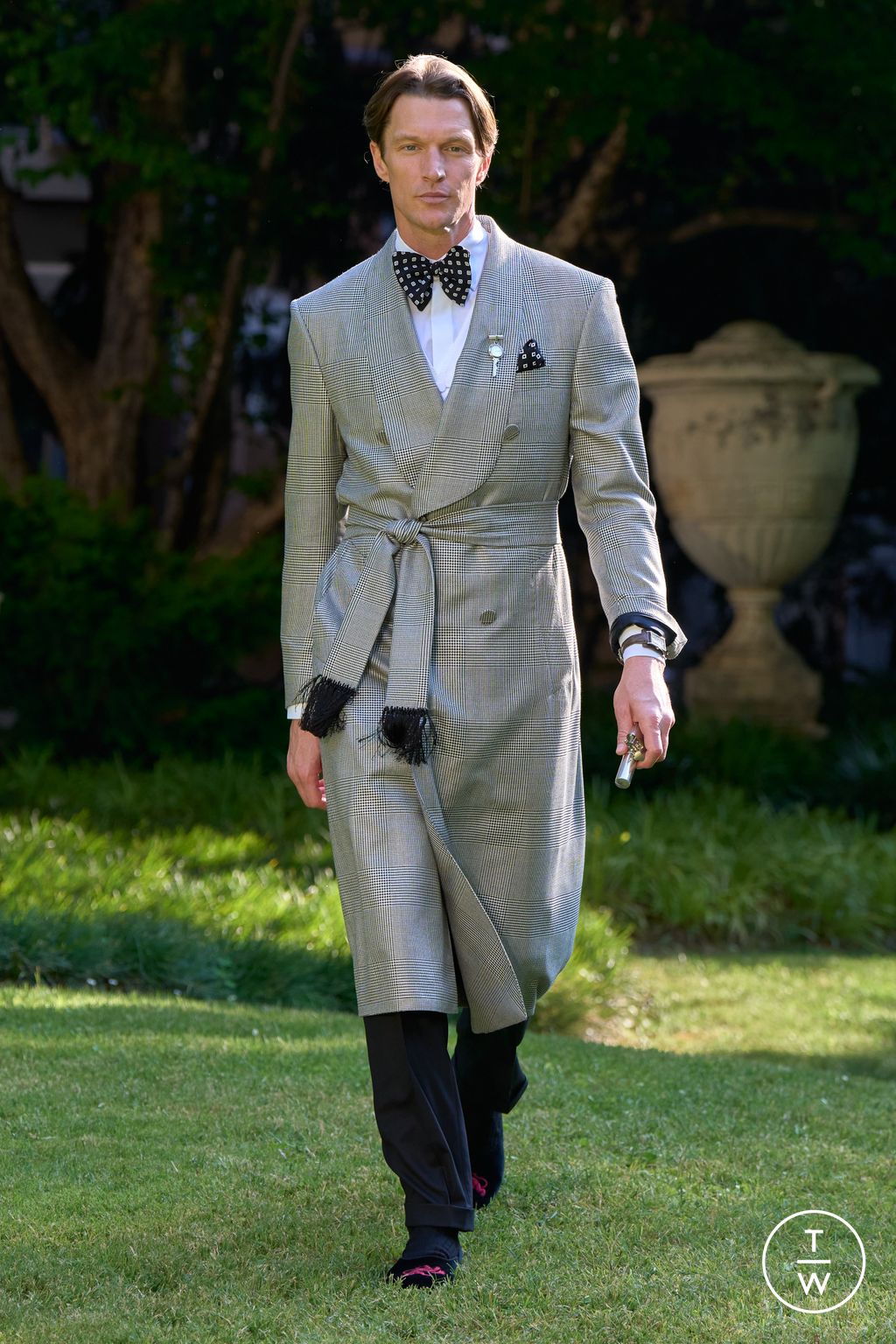 Fashion Week Milan Spring/Summer 2026 look 47 from the Dunhill collection menswear