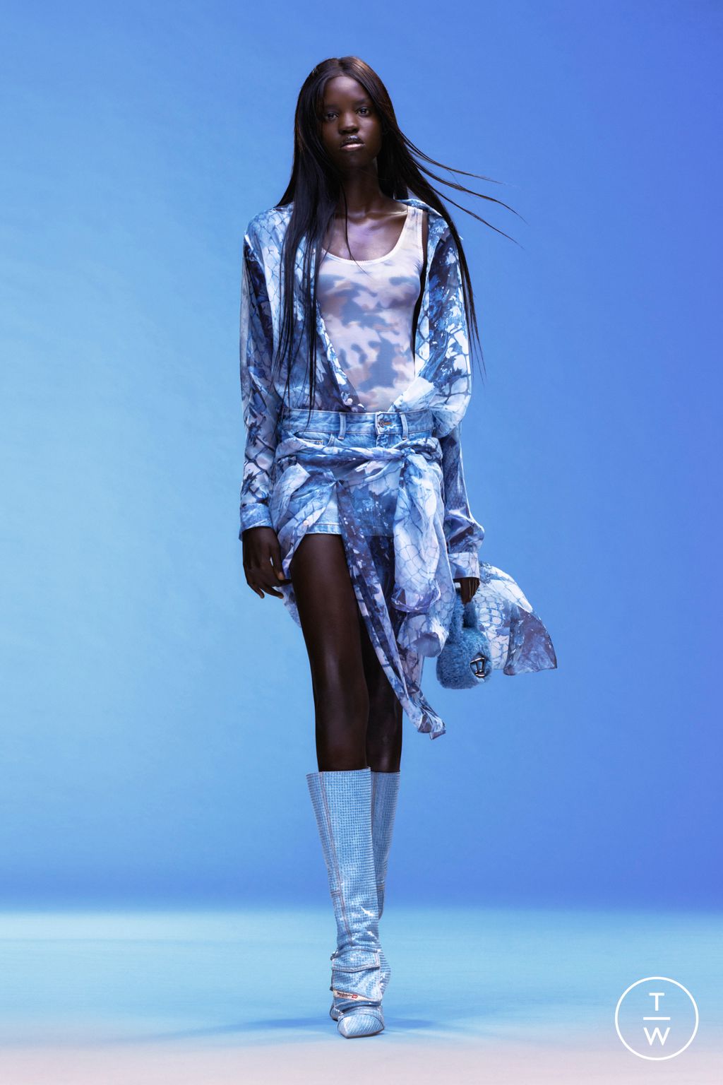 Fashion Week Milan Resort 2024 look 48 from the DIESEL collection 女装