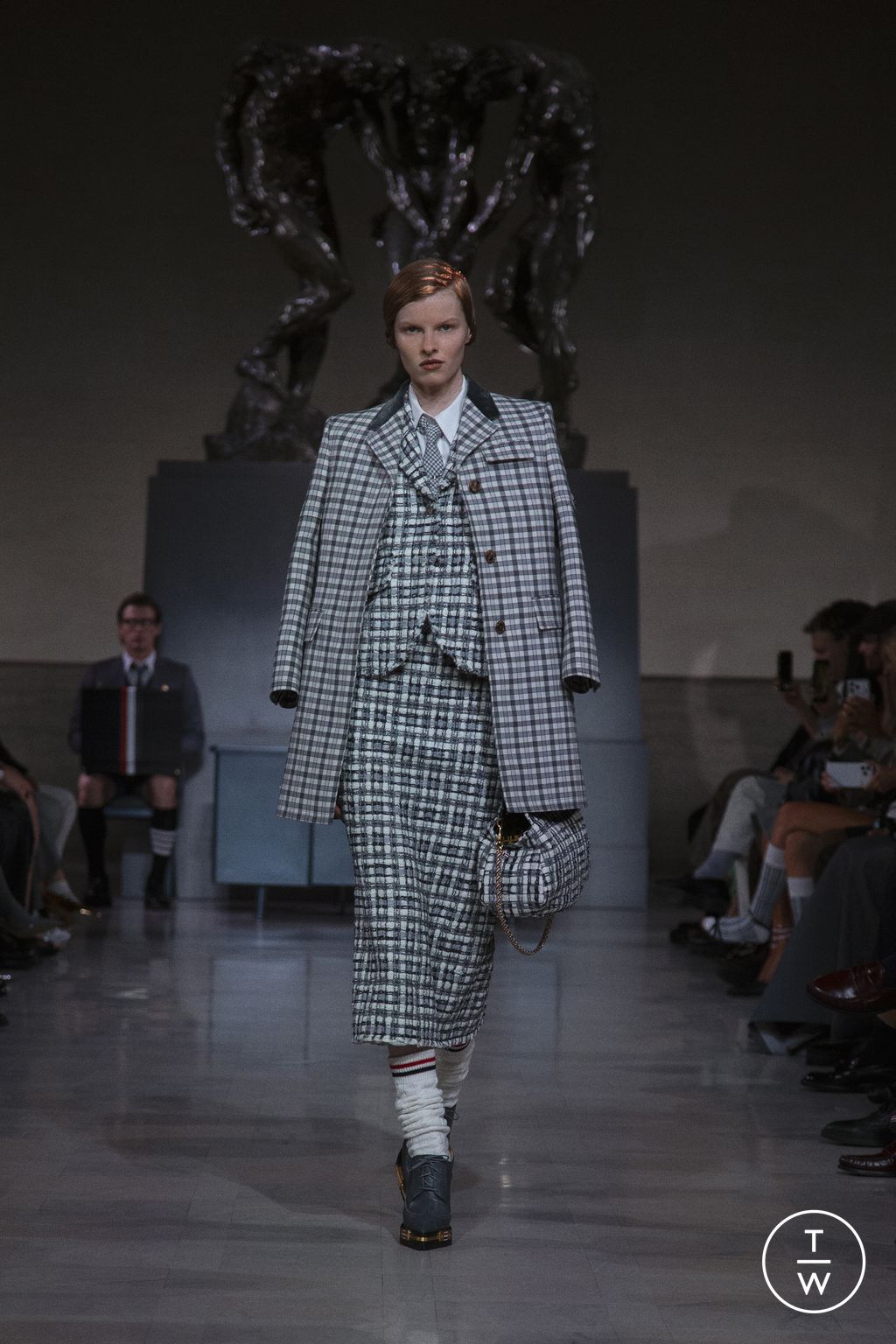 Fashion Week New York Fall/Winter 2026 look 49 de la collection Thom Browne womenswear