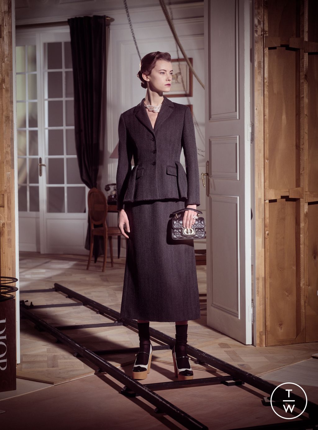 Fashion Week Paris Pre-Fall 2024 look 126 from the Christian Dior collection womenswear