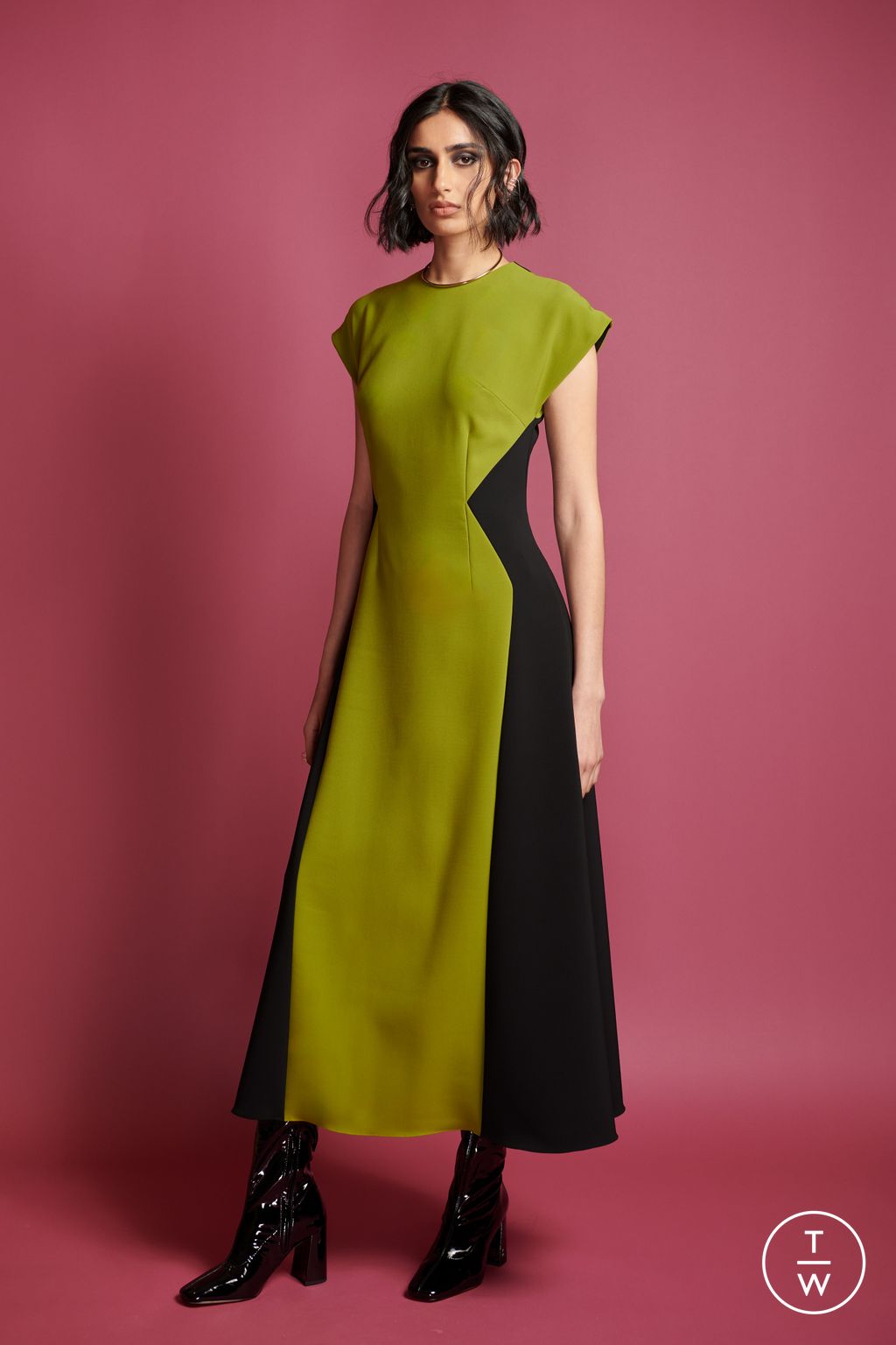 Fashion Week New York Resort 2024 look 4 from the Bibhu Mohapatra collection womenswear