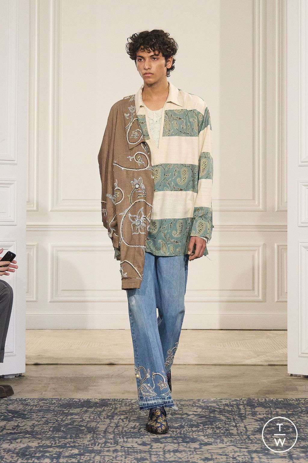 Fashion Week Paris Fall/Winter 2026 look 4 de la collection Kartik Research menswear