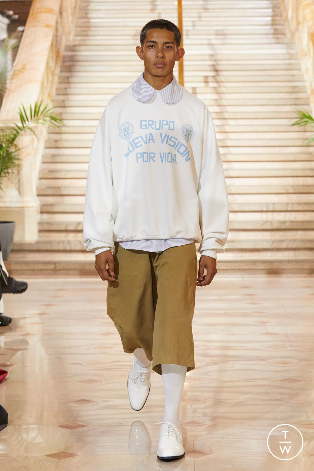 Fashion Week New York Spring/Summer 2024 look 5 from the Willy Chavarria collection 男装