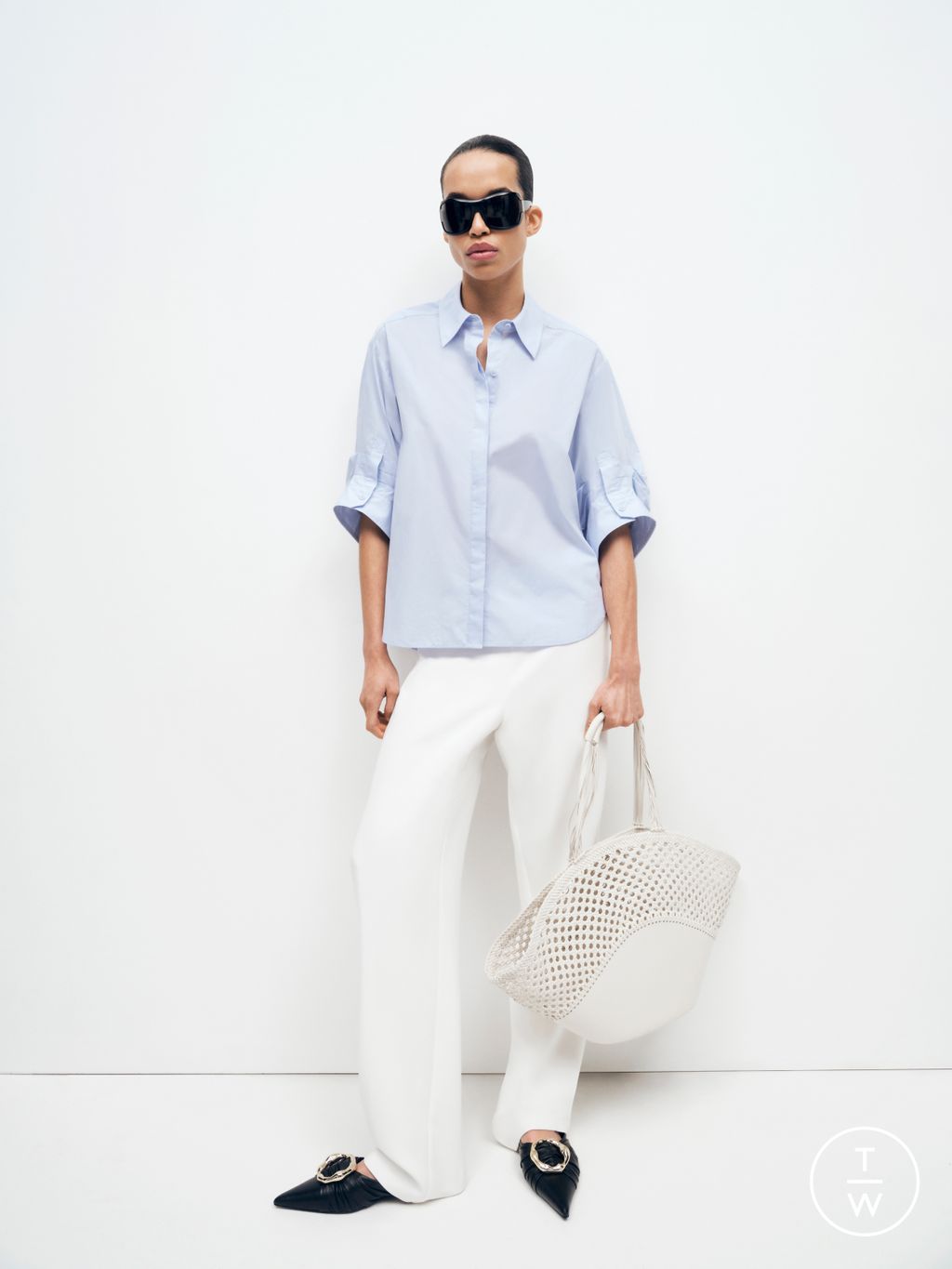 Fashion Week New York Pre-Fall 2025 look 5 from the Simkhai collection womenswear