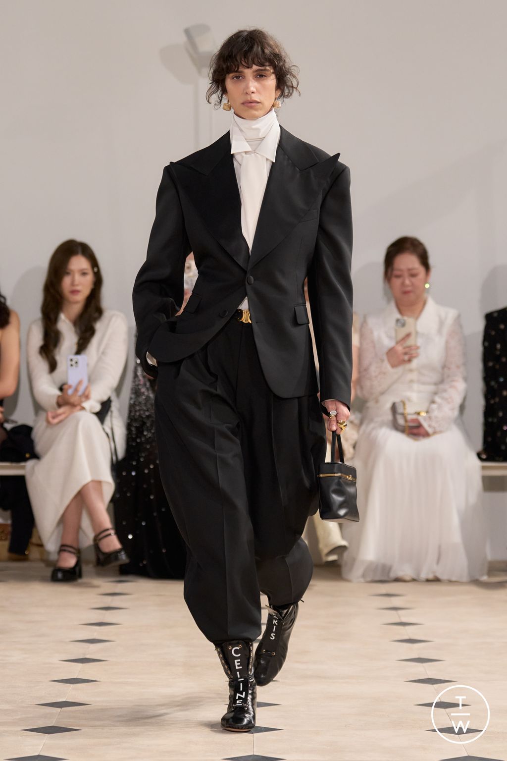 Fashion Week Paris Spring/Summer 2026 look 50 from the Celine collection menswear