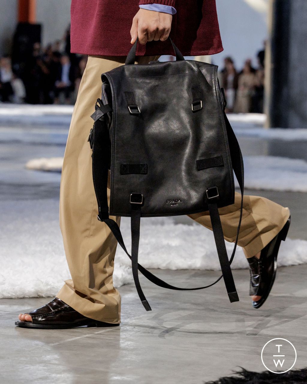 Fashion Week Milan Spring/Summer 2026 look 72 from the Prada collection menswear accessories