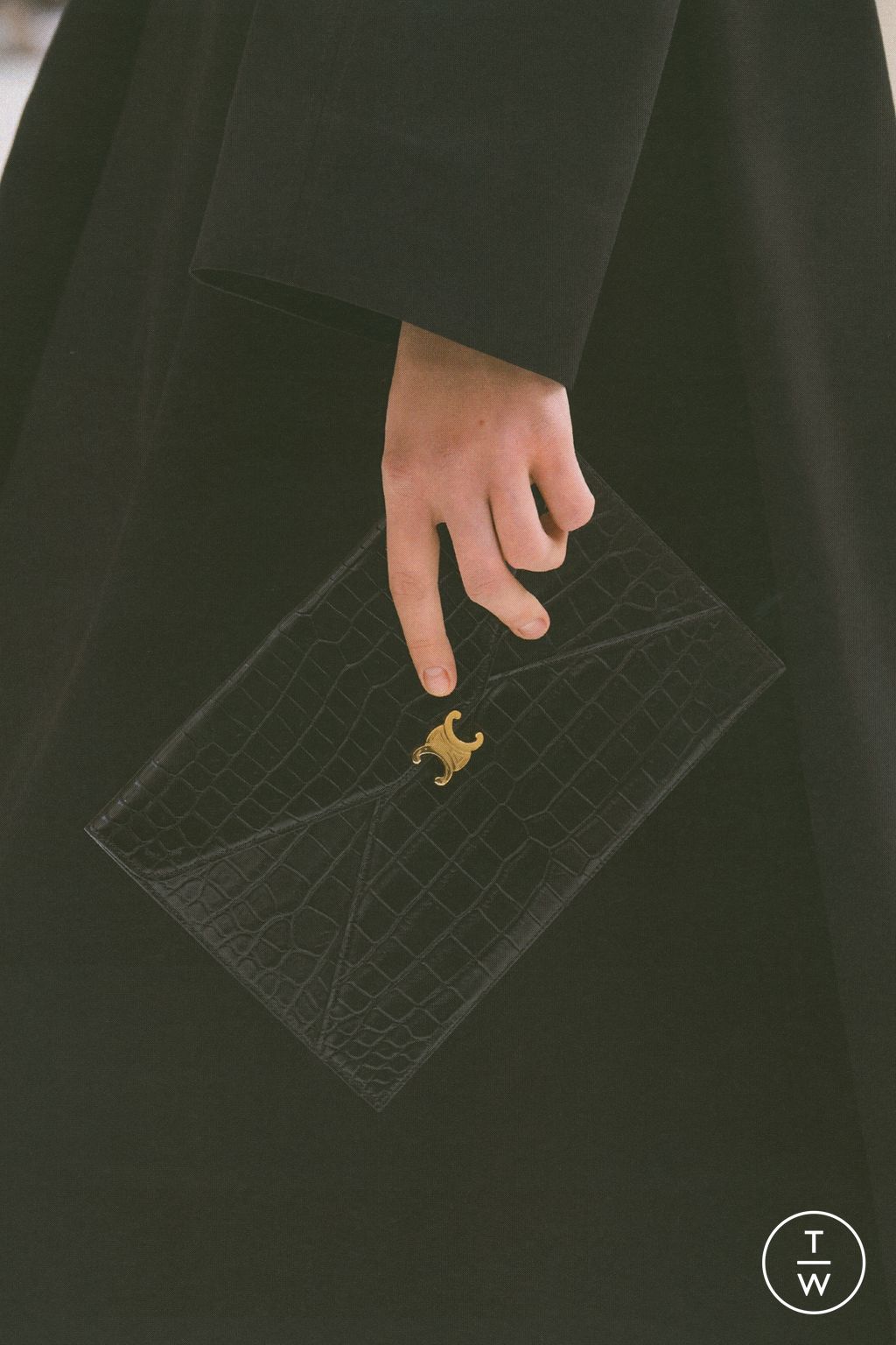 Fashion Week Paris Fall/Winter 2026 look 69 from the Celine collection womenswear accessories