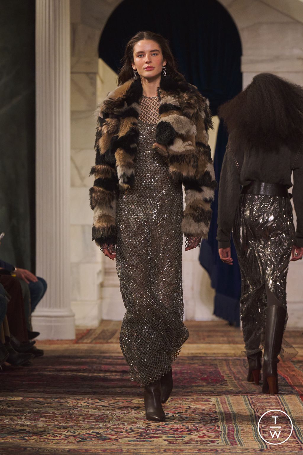 Fashion Week New York Fall/Winter 2026 look 53 from the Ralph Lauren collection womenswear