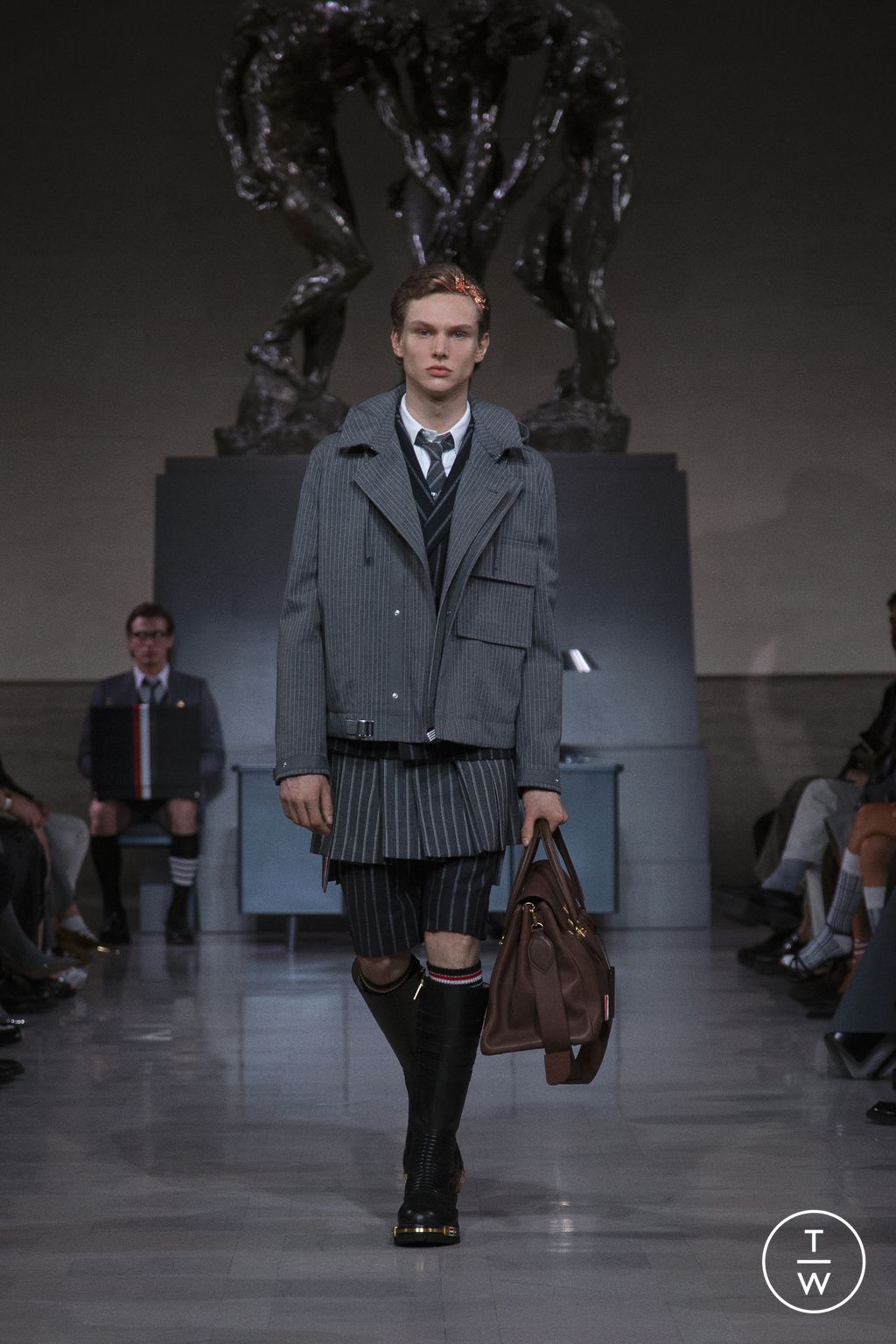 Fashion Week New York Fall/Winter 2026 look 53 de la collection Thom Browne womenswear