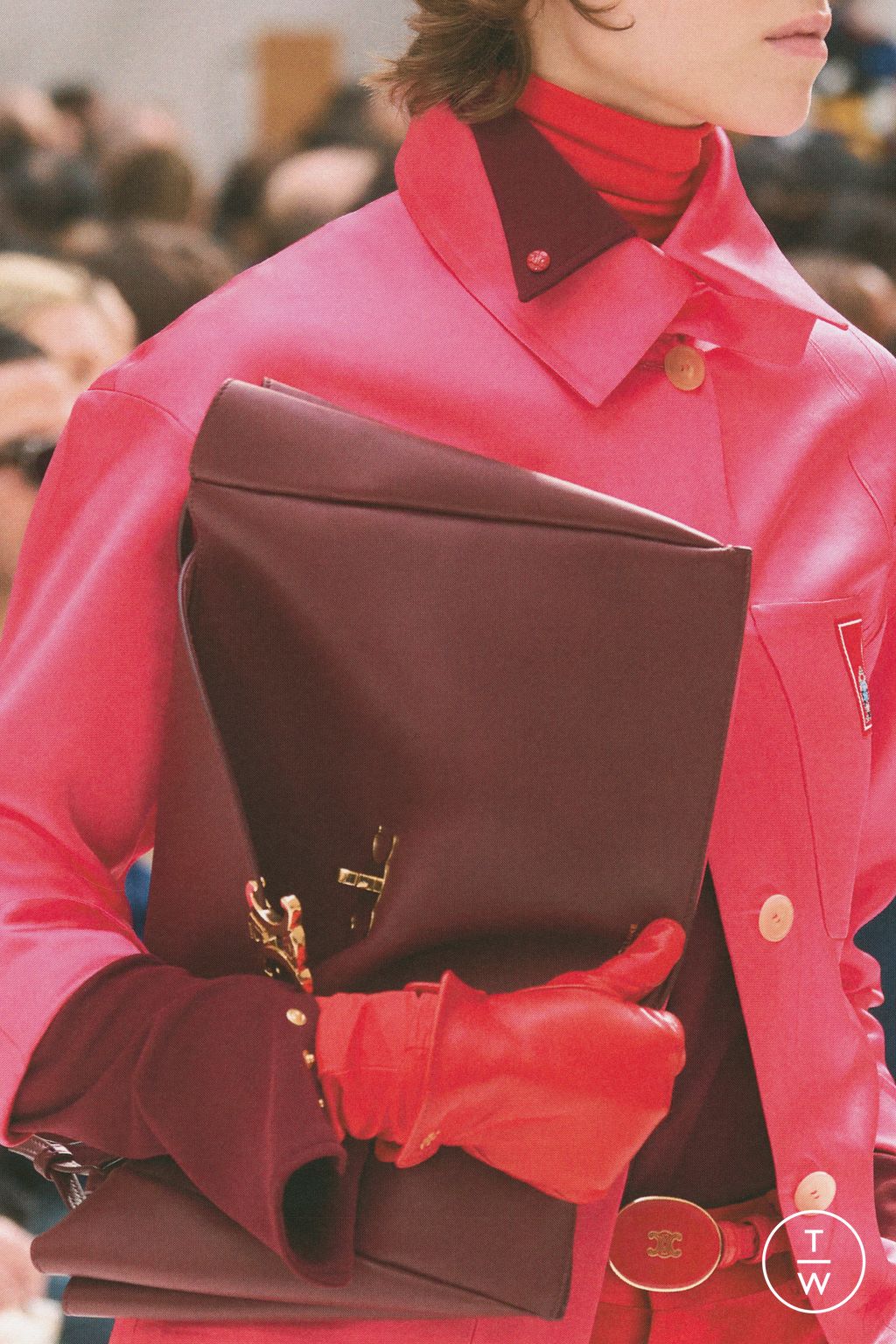 Fashion Week Paris Fall/Winter 2026 look 70 from the Celine collection womenswear accessories