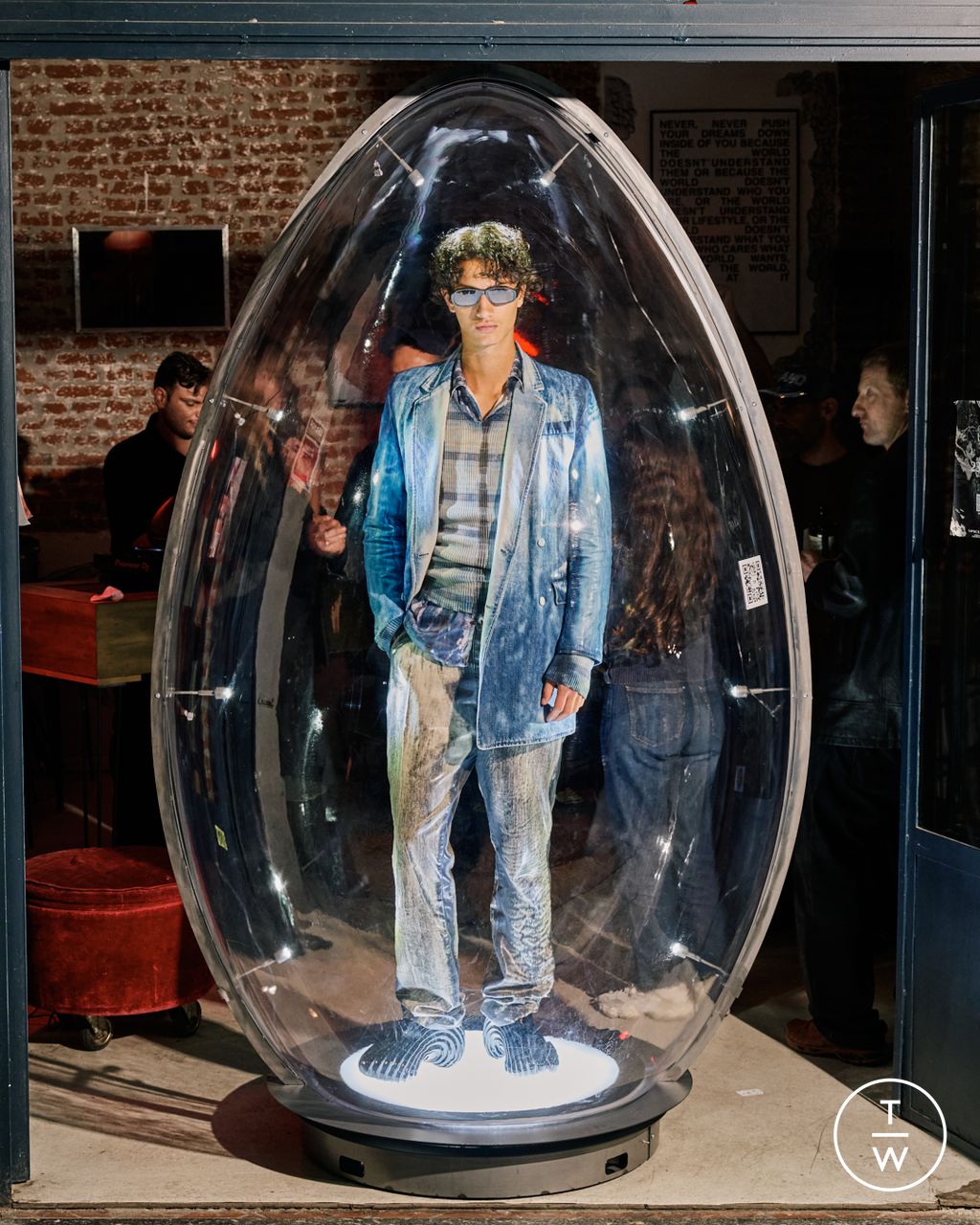 Fashion Week Milan Spring/Summer 2026 look 54 from the DIESEL collection womenswear