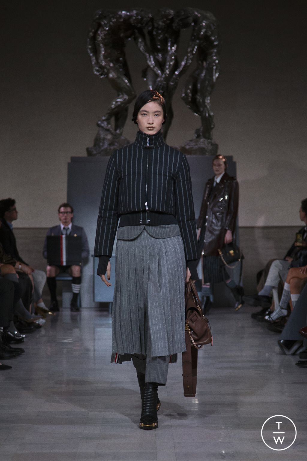Fashion Week New York Fall/Winter 2026 look 54 de la collection Thom Browne womenswear