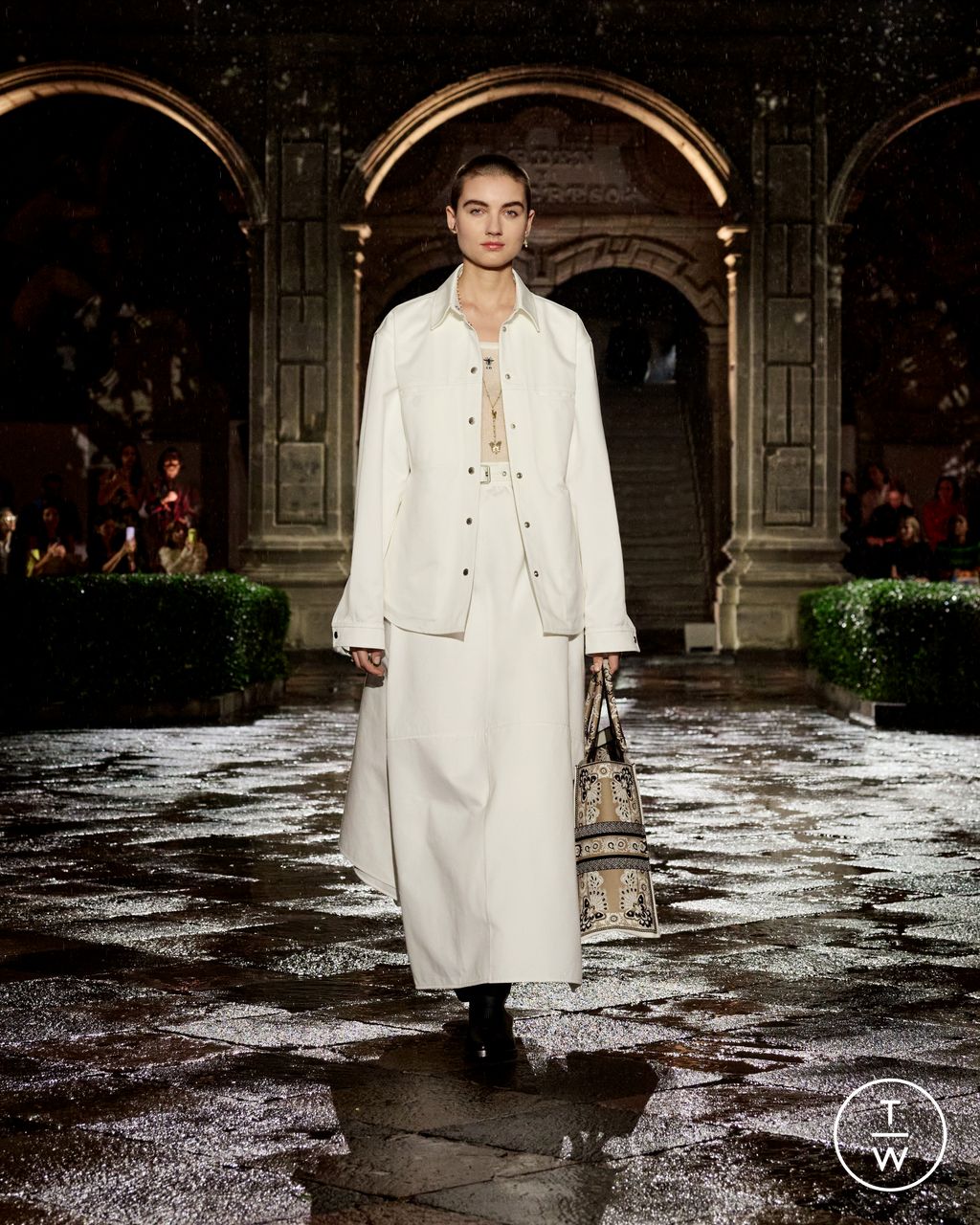 Fashion Week Paris Resort 2024 look 54 from the Christian Dior collection womenswear