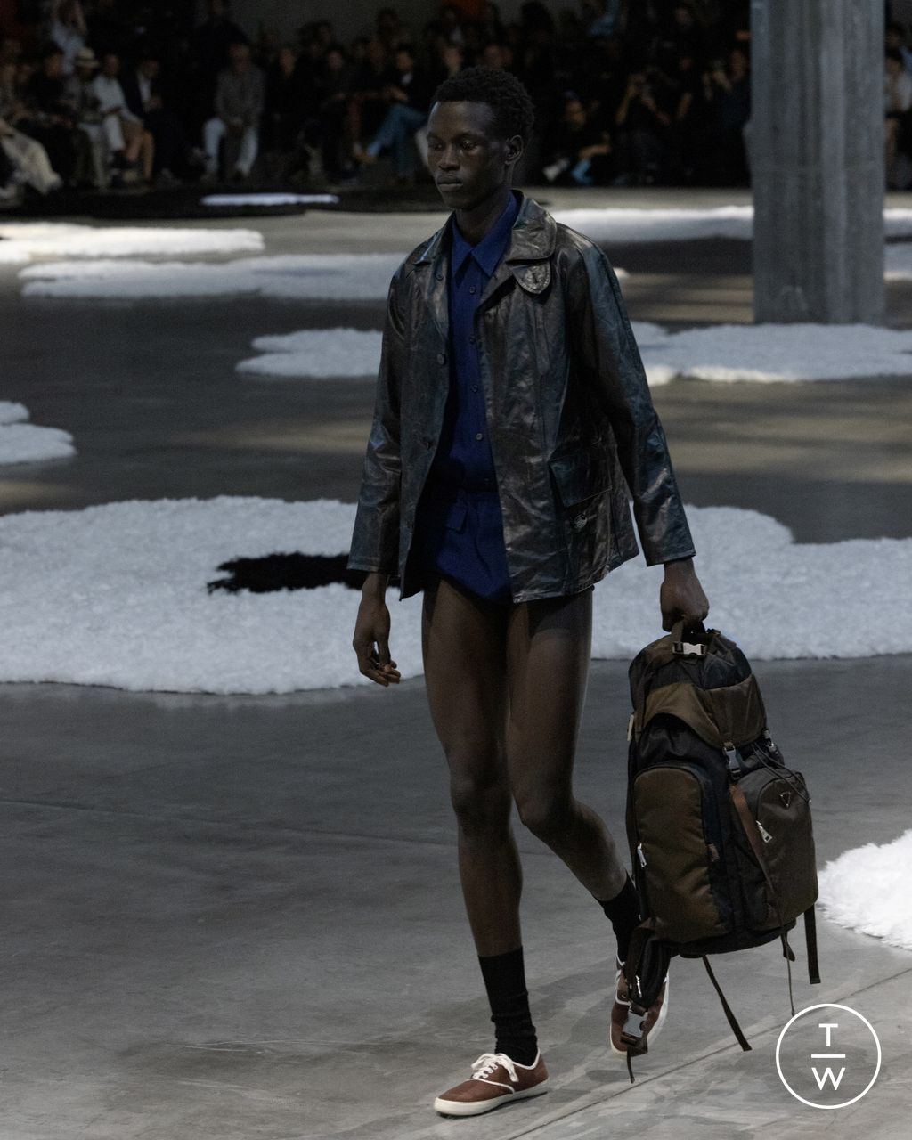 Fashion Week Milan Spring/Summer 2026 look 76 from the Prada collection menswear accessories