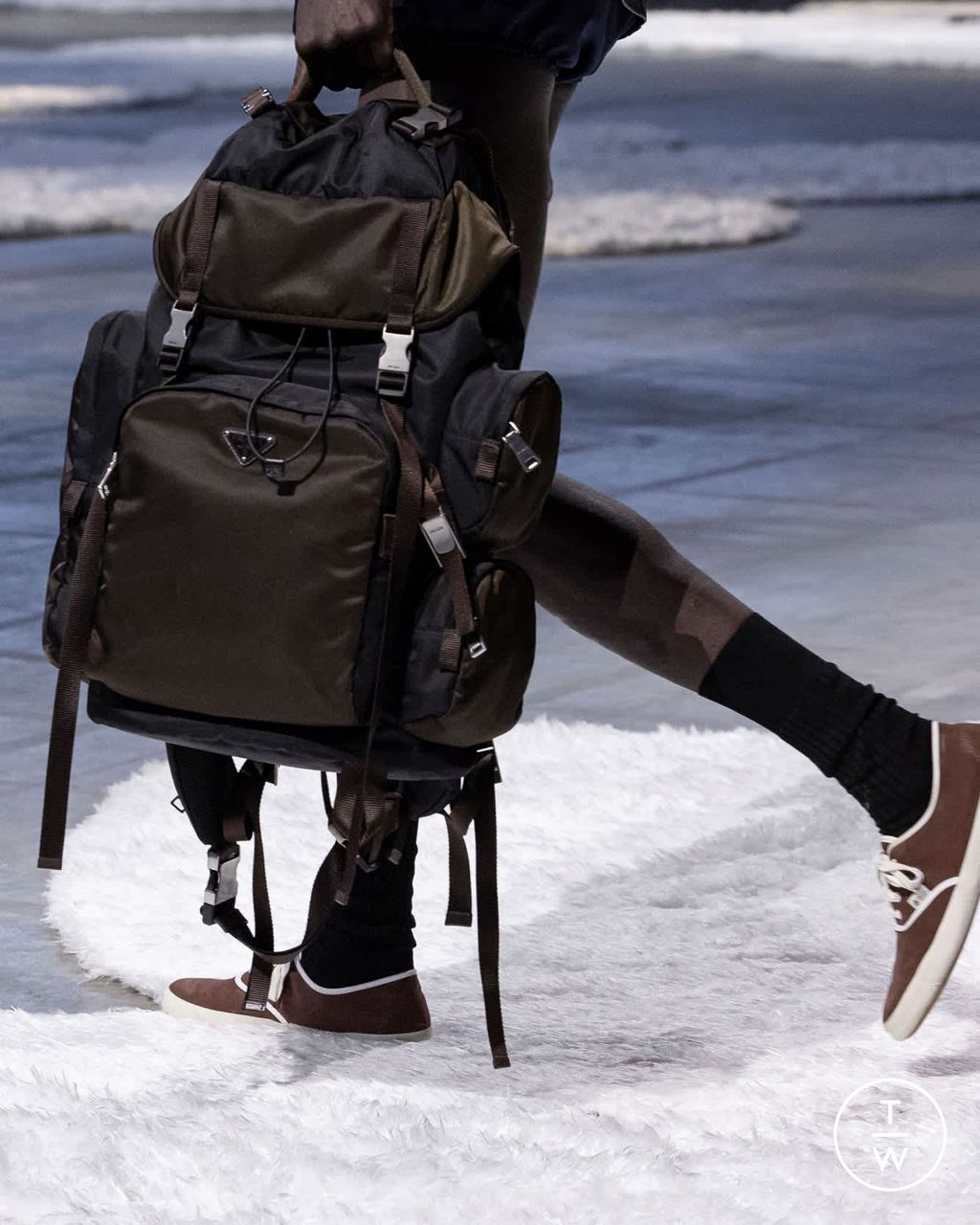 Fashion Week Milan Spring/Summer 2026 look 75 from the Prada collection menswear accessories