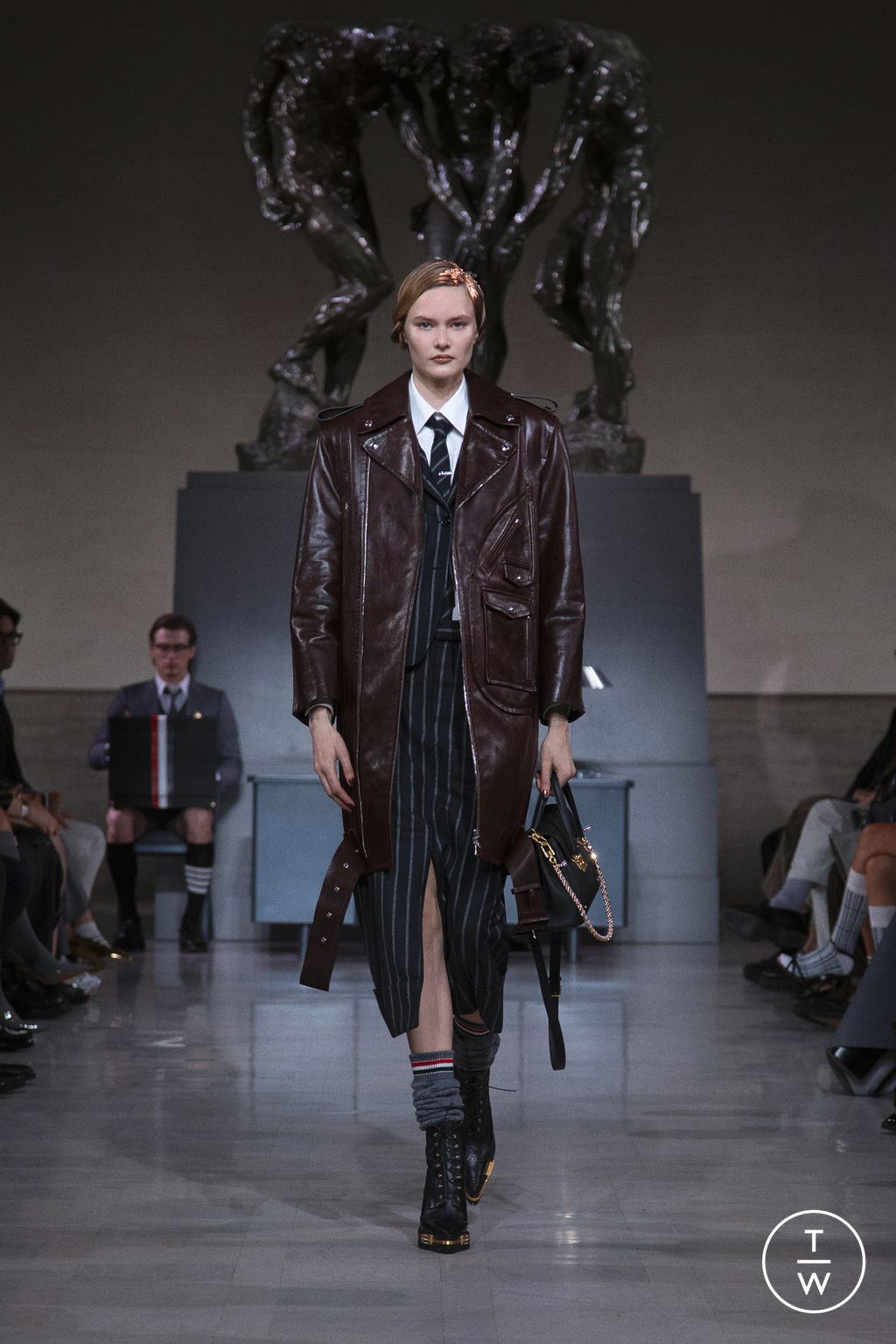 Fashion Week New York Fall/Winter 2026 look 55 de la collection Thom Browne womenswear