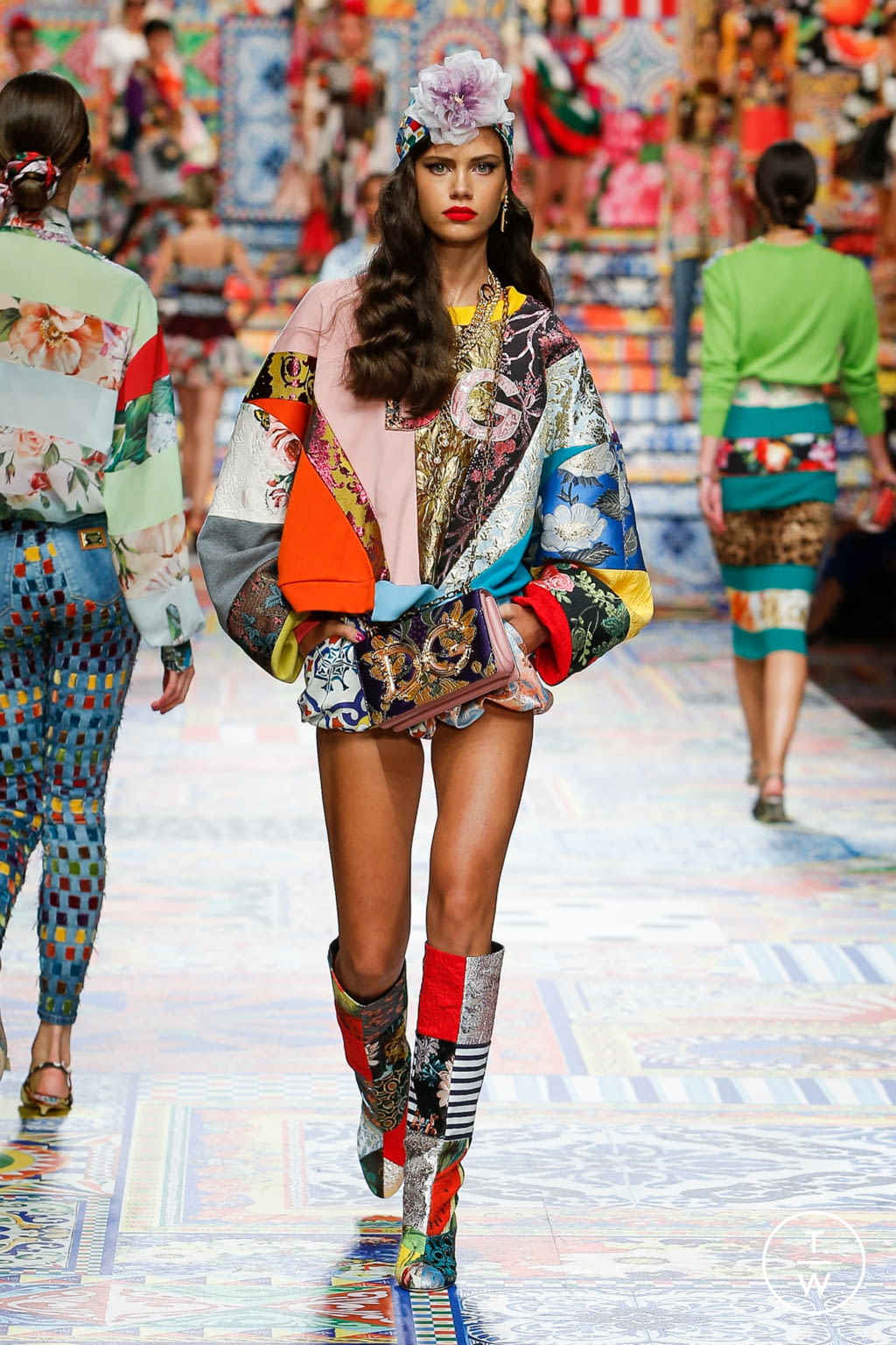 Fashion Week Milan Spring/Summer 2021 look 55 from the Dolce & Gabbana collection womenswear