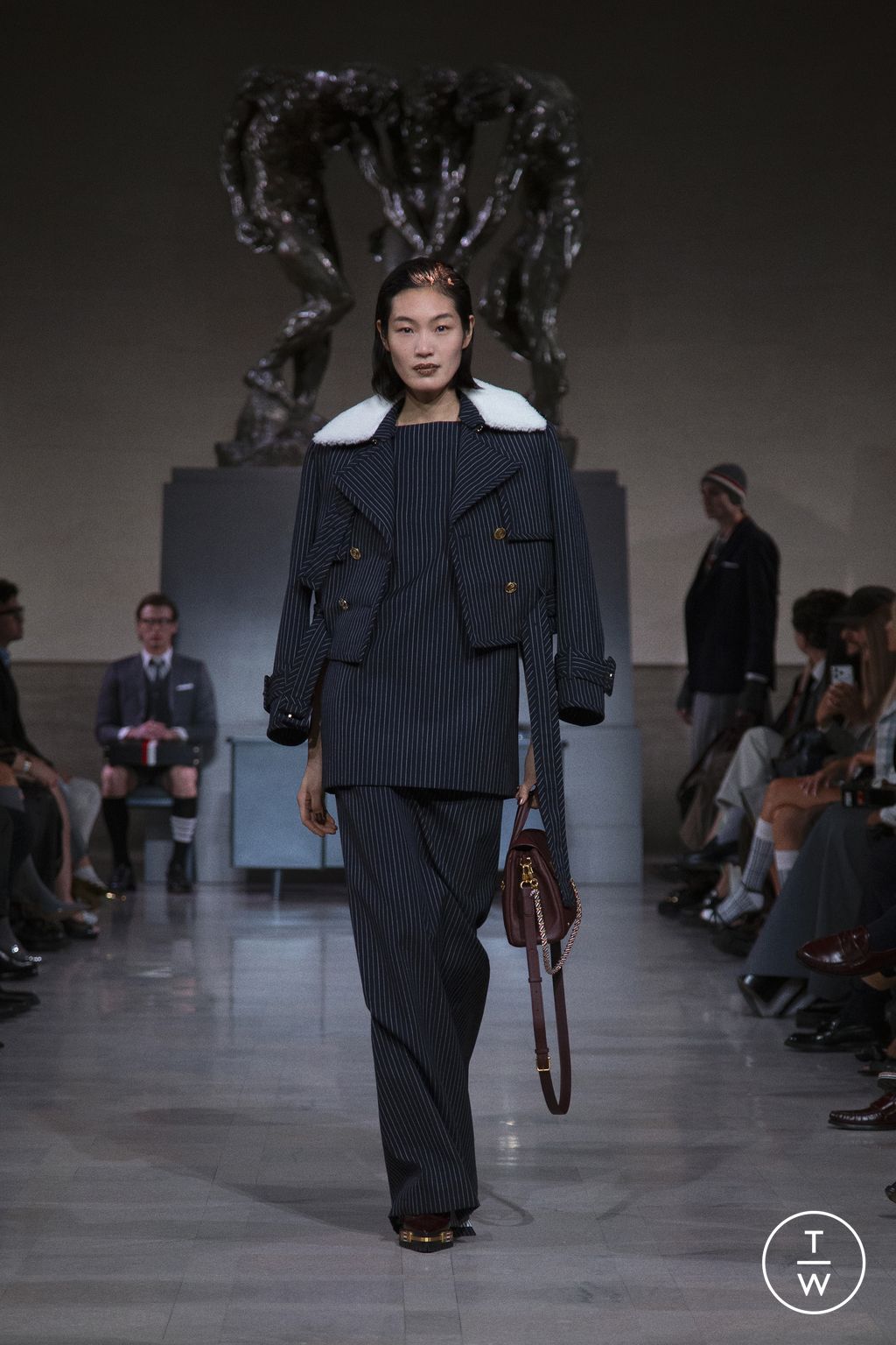 Fashion Week New York Fall/Winter 2026 look 56 de la collection Thom Browne womenswear