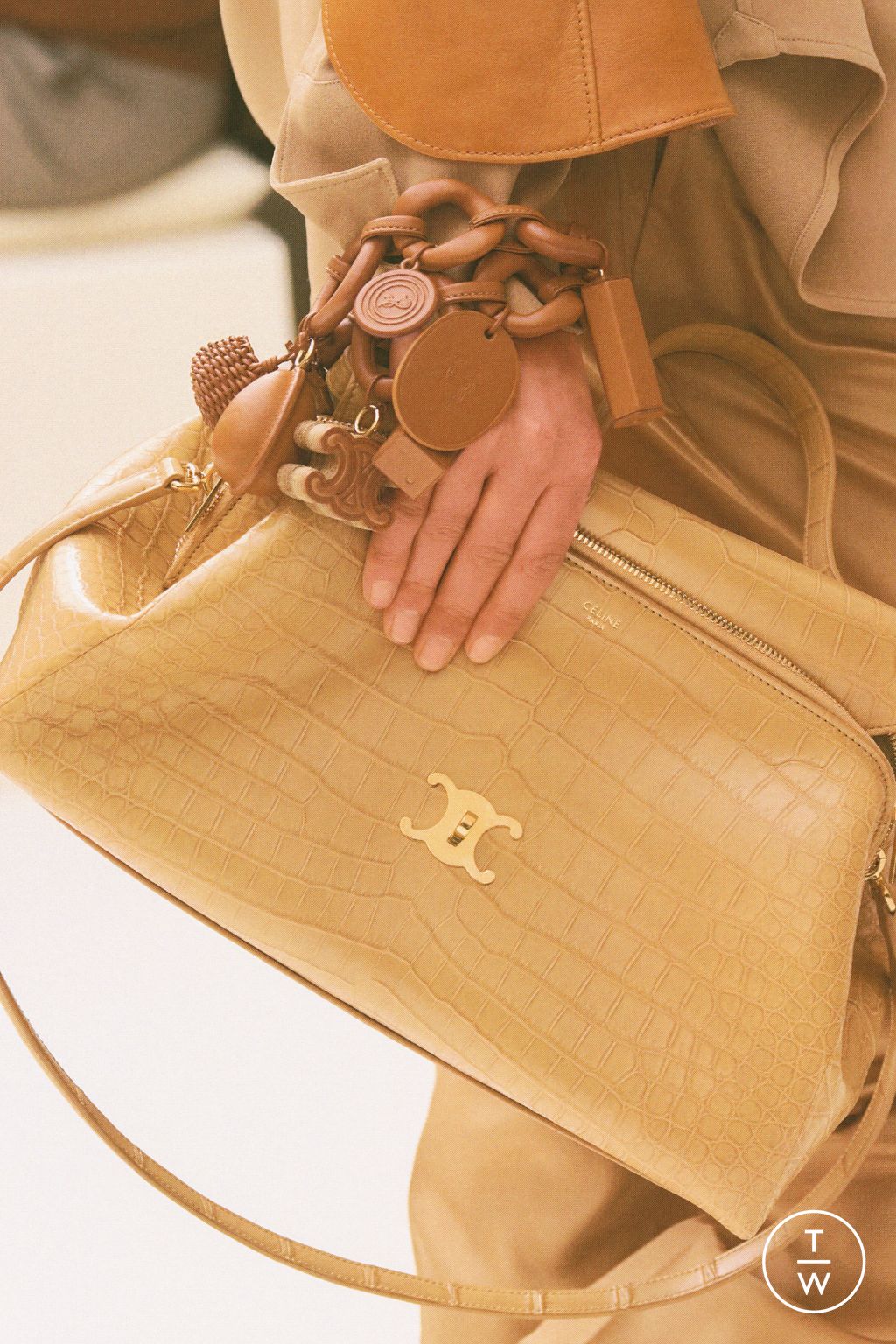 Fashion Week Paris Fall/Winter 2026 look 73 from the Celine collection womenswear accessories