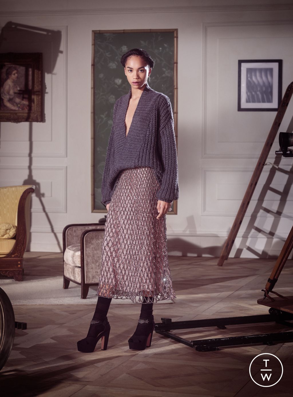 Fashion Week Paris Pre-Fall 2024 look 134 from the Christian Dior collection womenswear
