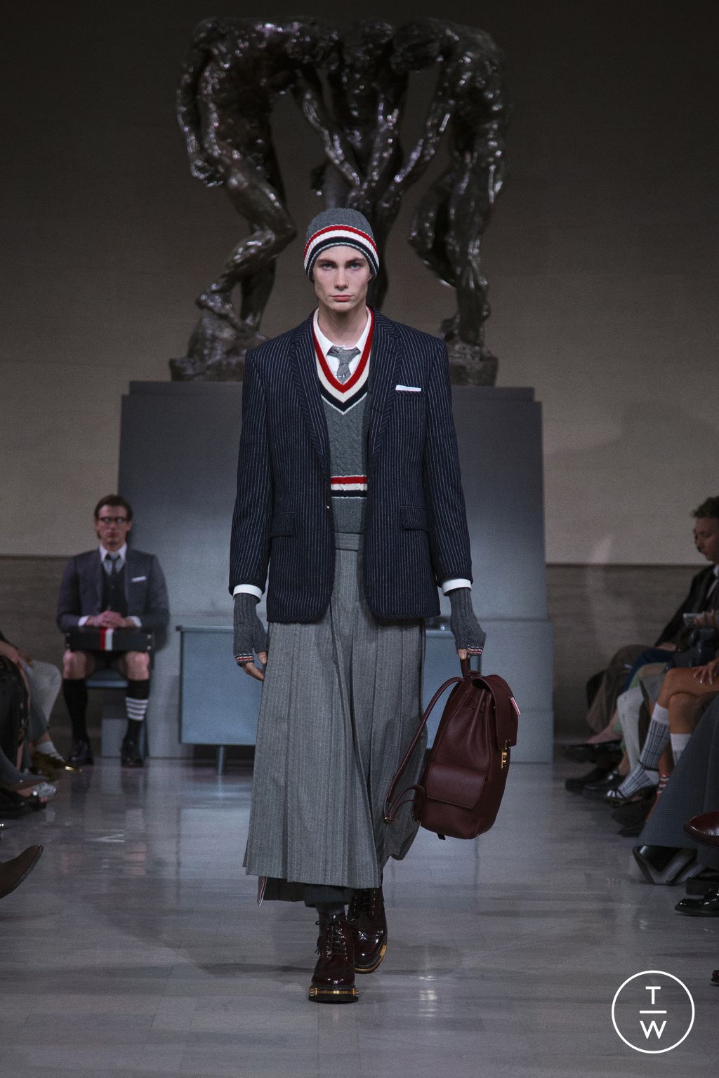 Fashion Week New York Fall/Winter 2026 look 57 de la collection Thom Browne womenswear