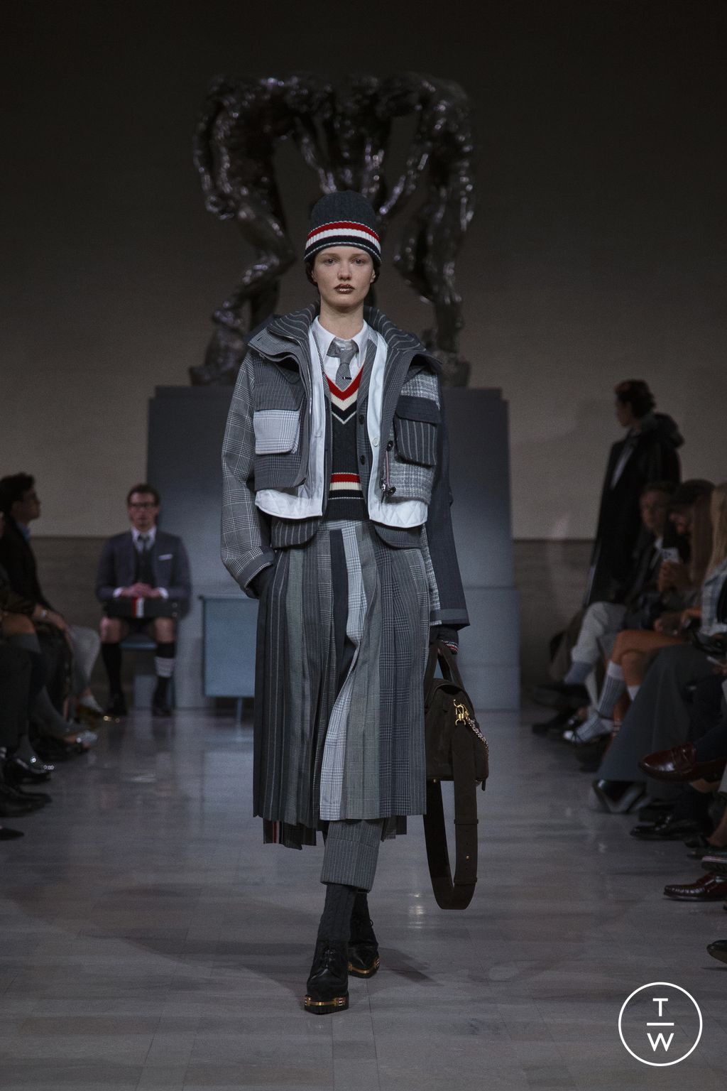 Fashion Week New York Fall/Winter 2026 look 58 de la collection Thom Browne womenswear