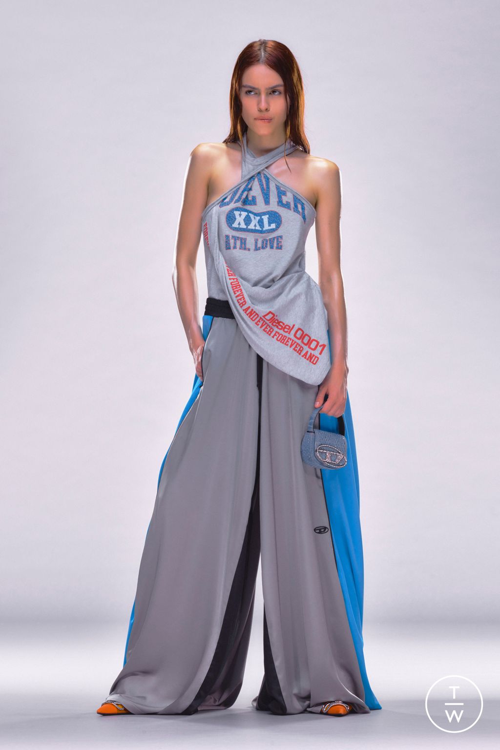 Fashion Week Milan Resort 2024 look 58 from the DIESEL collection womenswear