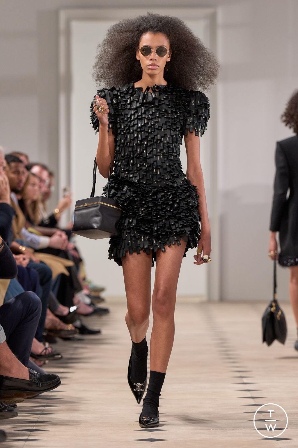 Fashion Week Paris Spring/Summer 2026 look 59 from the Celine collection menswear