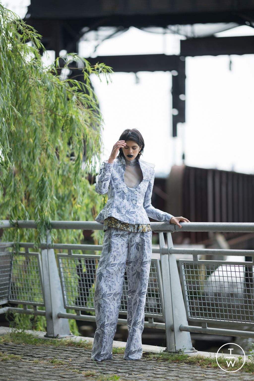 Fashion Week New York Resort 2025 look 5 from the Bibhu Mohapatra collection womenswear