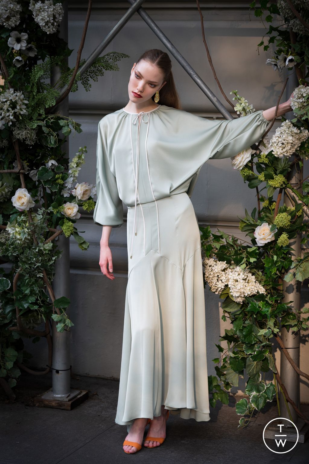 Fashion Week New York Resort 2026 look 5 from the Bibhu Mohapatra collection 女装