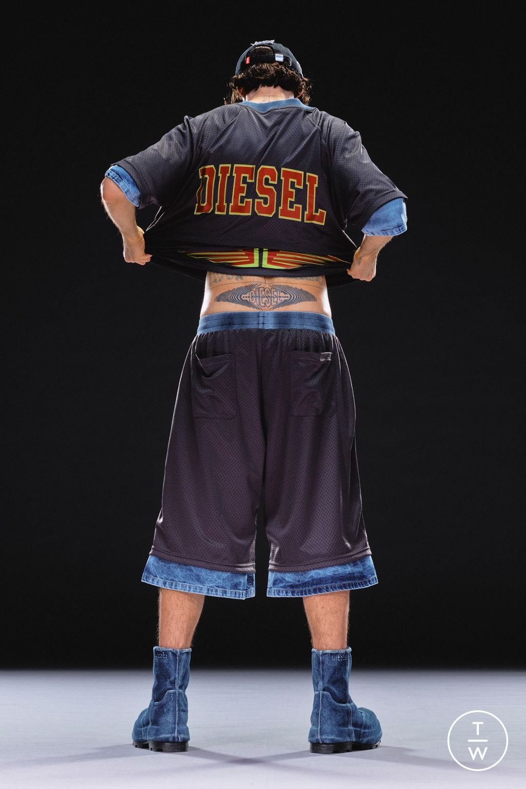 Fashion Week Milan Resort 2024 look 60 from the DIESEL collection womenswear