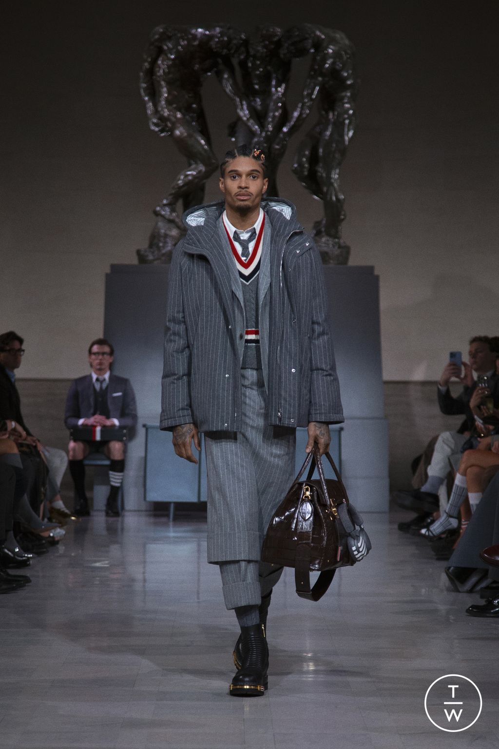 Fashion Week New York Fall/Winter 2026 look 61 de la collection Thom Browne womenswear