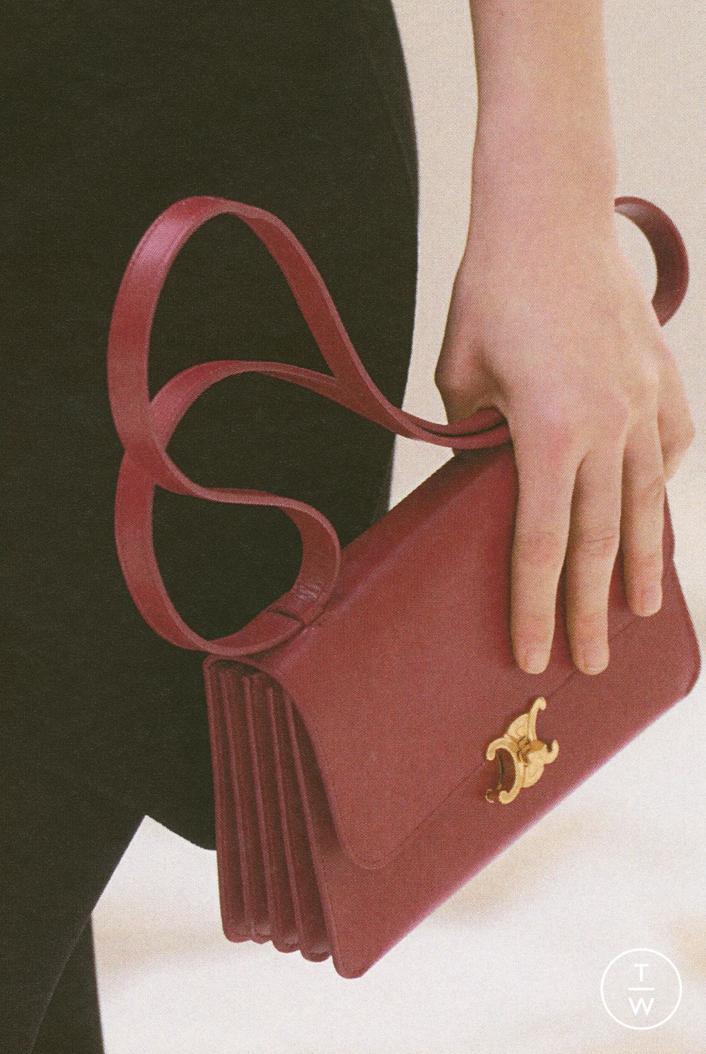 Fashion Week Paris Fall/Winter 2026 look 79 from the Celine collection womenswear accessories