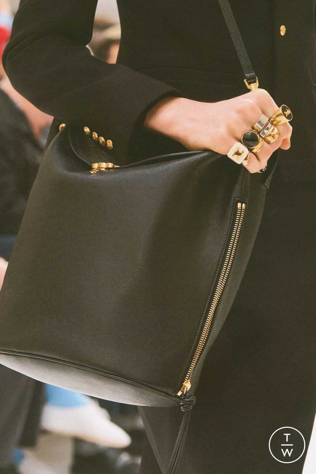 Fashion Week Paris Fall/Winter 2026 look 81 from the Celine collection womenswear accessories